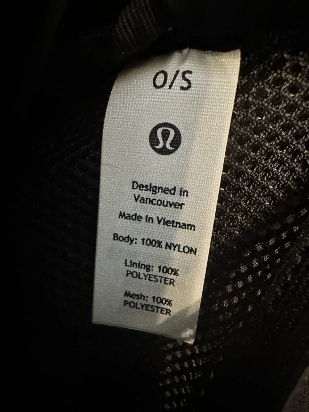 lululemon athletica Black Belt Bag Adjustable Strap Crossbody